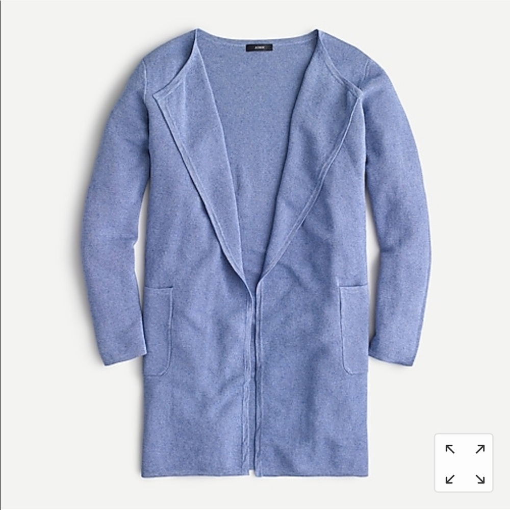 NWT J. Crew Juliette sweater blazer vintage peri